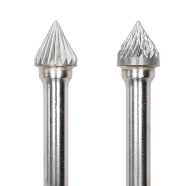 60 Degree Tungsten Carbide Countersink Drill Bit 3/8 × 7/16 On 1/4 Shank