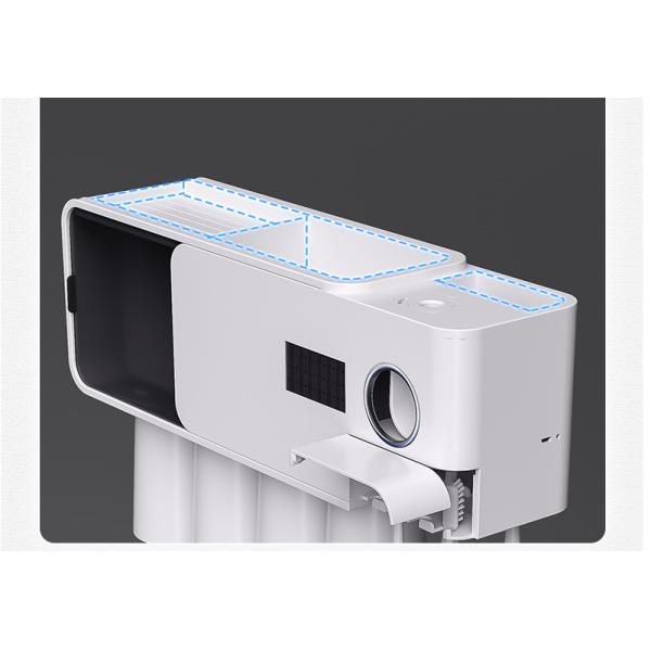 Suction Type 30RH UV Toothbrush Holder , DC3.7V Toothbrush Sanitizer Holder