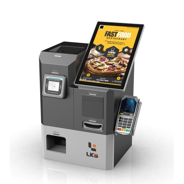 All In One Self Service Kiosk Ordering Payment Machine in Restaurants Fast Food Store