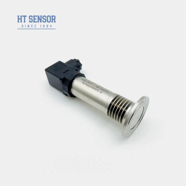 Hengtong Sanitary Clamp Type Pressure Transmitter with High Temp-Resistance, 0.5% Accuracy, and IP65 Protection