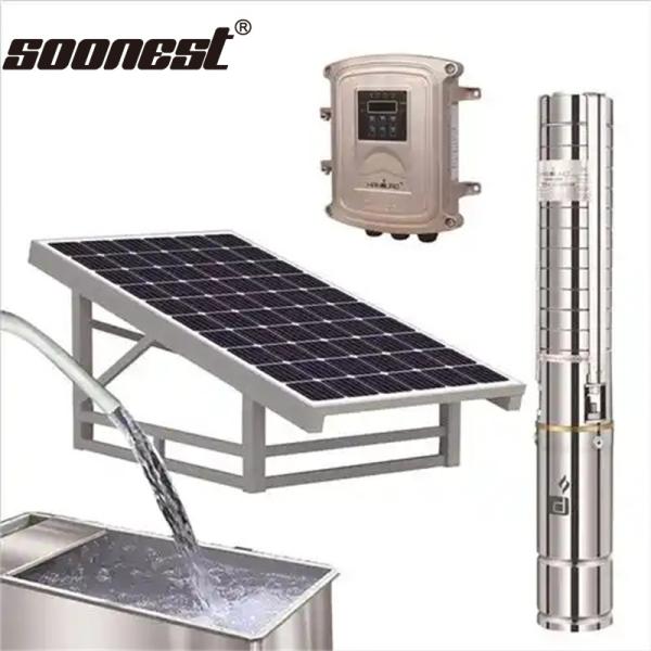 3Hp 80M Submersible Solar Water Pump Solar Water Pump Controller Mppt 30Hp Solar Pump System