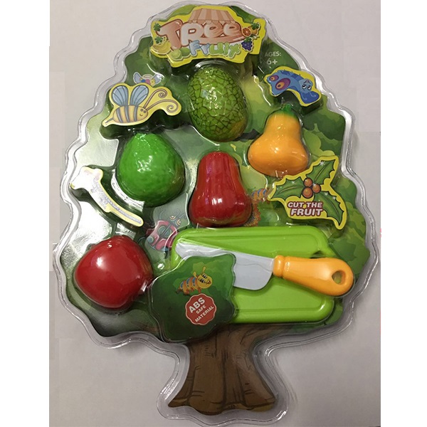 Kitchen Pretend Role Play Children's Play Toys 12 Pcs Fruit Vegetable Cutting