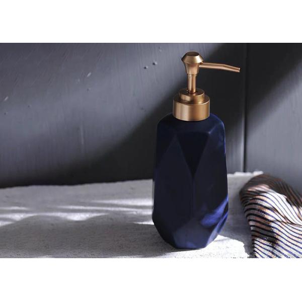 350ml Shampoo Glass Bottle Glass Pump Bottle Custom Logo SGS / FDA Certification