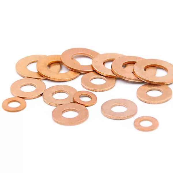 Metal Flat Washers and Copper Round Washers for Customized Applications