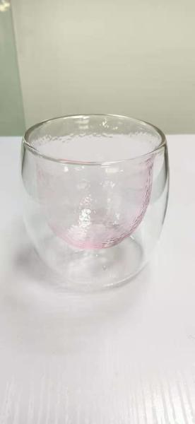 Double Lemon Cup Glass Kitchenware Heat Resistant Mug For Tea Milk Lemon Juice Drinking