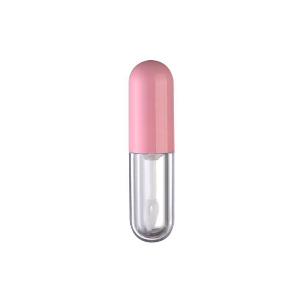 JL-LG103A Round Sealed 3.5ml 0.16oz Mini Lip Gloss Tubes Empty Plastic Makeup