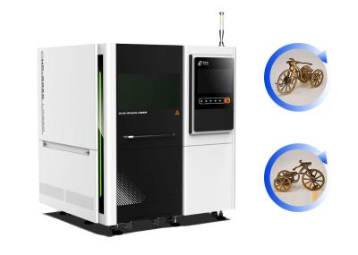 Máquina de corte de metal a laser de mini fibra 1500W para ouro e prata