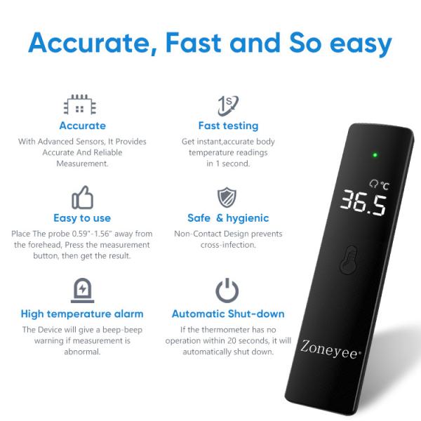 Factory Supply Professional Infrared Forehead Thermometer For Baby Medical Frontal IR Infrared Thermometer