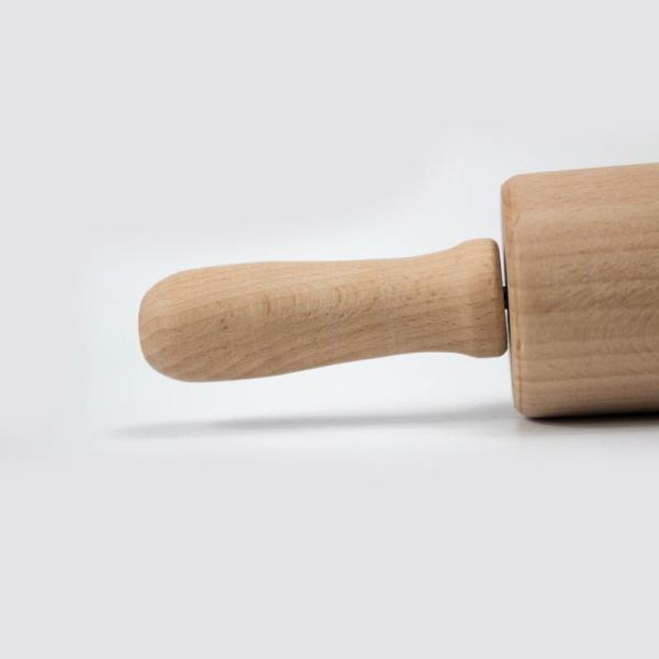 297mm Logo laser Outils de cuisson en bois hêtre Petite broche en bois