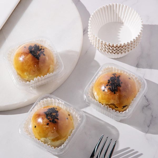 25*14mm  Greaseproof Cupcake Liners ( European Raw Paper ) With Heat Tolerance Up To 220°C