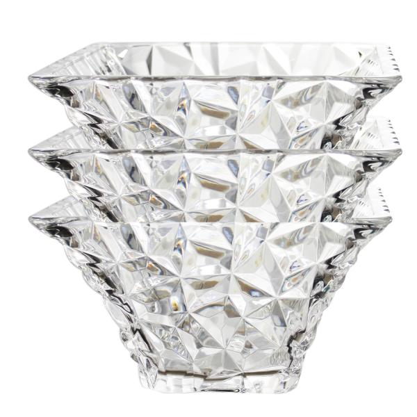 Hot selling High Quality Clear Ice Cube Collection Transparent Square Bowl