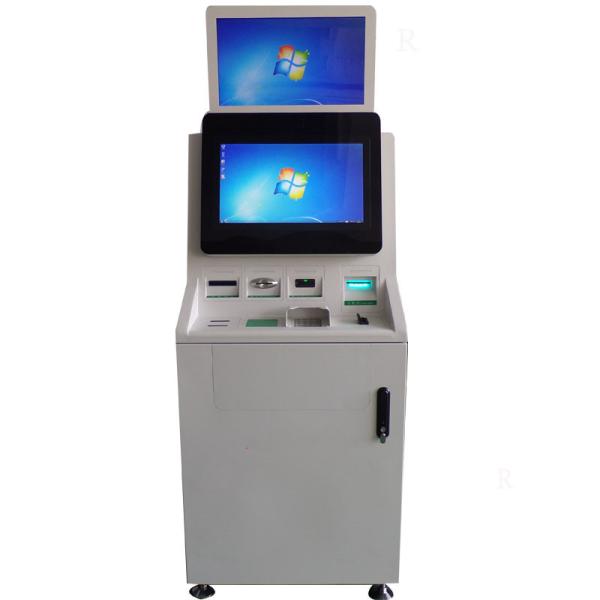 Quiosque Multifunction 17inch da máquina do ATM do banco com distribuidor de dinheiro