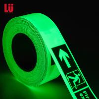 luminação Glow In The Dark Tape PET PVC Material acrílico