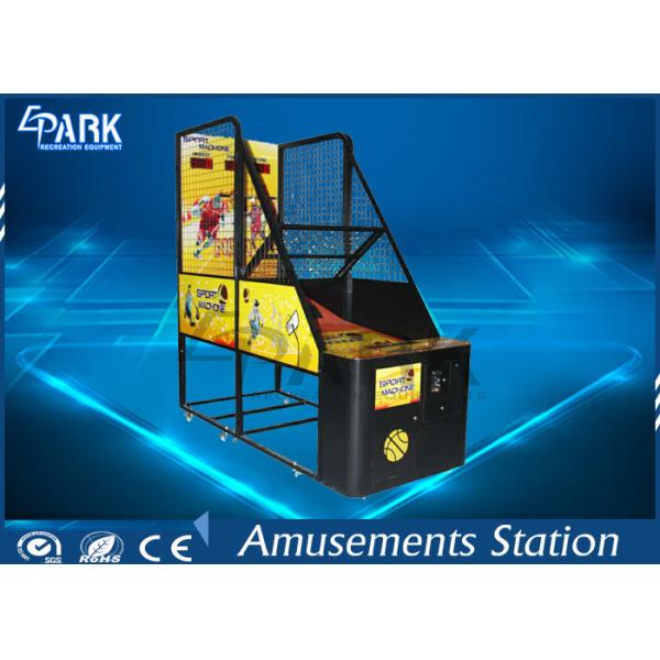 Cabinet attirant en métal de machine de match de basket d'arcade de conception