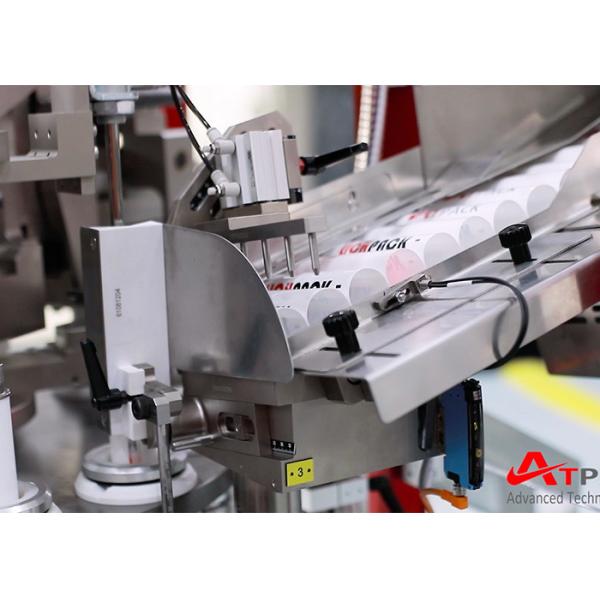 Length 50-253mm Tube Filler And Sealer , Plastic Tube Filling Machine Durable