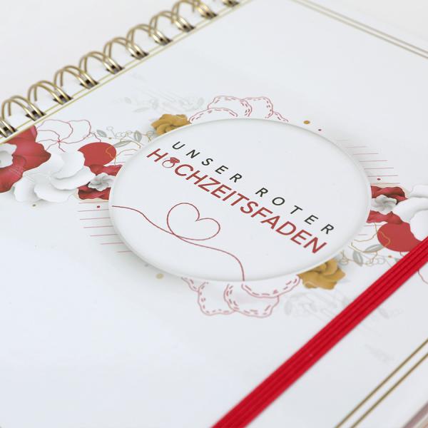 Undated Journal Planner Notebook Organizer Daily Wedding Guest Book Hardcover