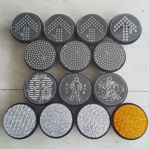 Lentilles rondes plates claires / courbes 200 mm LED Module de feux de