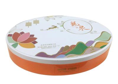 Boîte en plastique de bidon de Mooncake de plateau, certificat ovale de la boîte LFGB de bidon pour mi - automne
