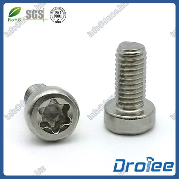 18-8/304/316 Stainless Steel Cheese Torx Head Machine Screws