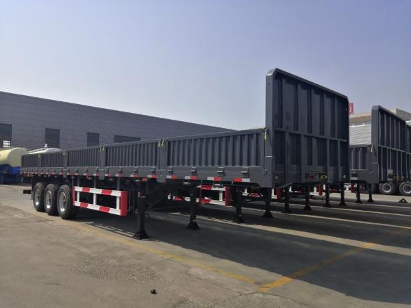 Fuwa/BPW Axle Semi Truck Trailers with Fence Steel Stake and Semi Trailer Sidewall Fence