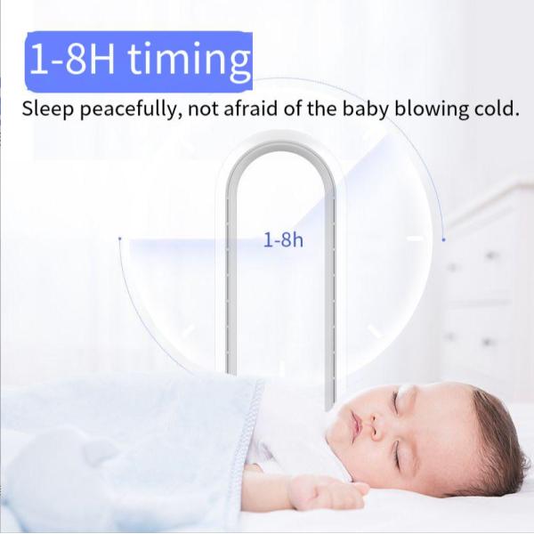 50 Inch Bladeless Fan Air Circulation Tower Fan for Safe and Intelligent Purification