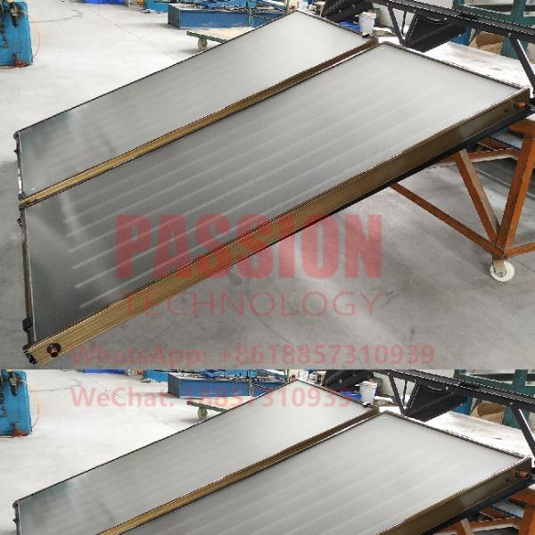 Blue Titanium Flat Plate Solar Collector 2000L High Pressure Solar Water Heater