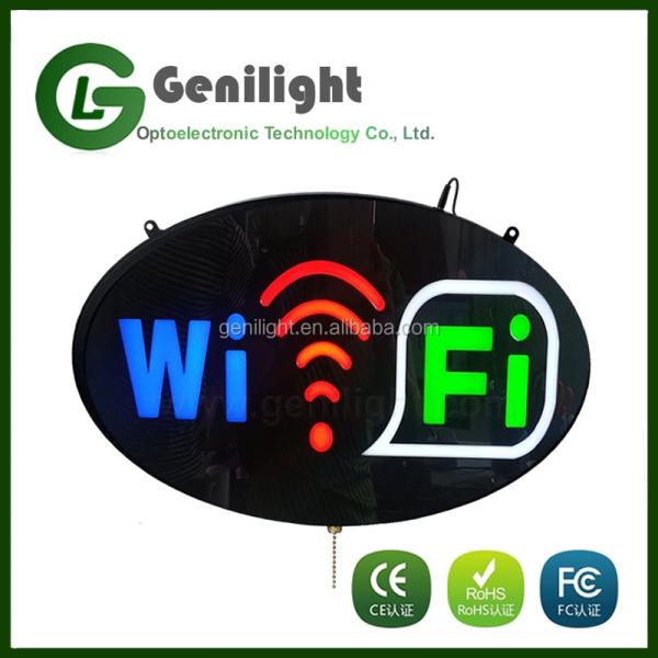 Eye-catching Touch Screen Custom Epoxy Resin LED Neon Open Sign for Store Business