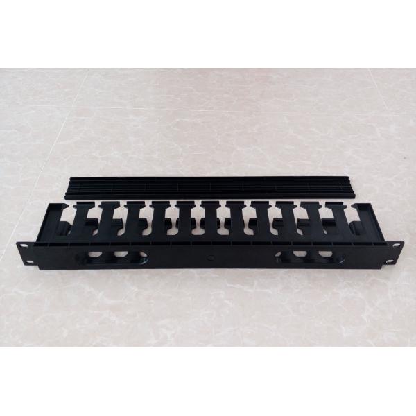 Metal Fiber Optica Cable Management Patch Panel 1U 19 Inch Rack Mount 12 Port