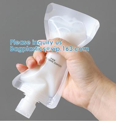 Clamshell Storage, Stand Up Spout Pouch, Hand Sanitizer, Lotion Shampoo, Makeup Fluid Bottles, Travel Bag