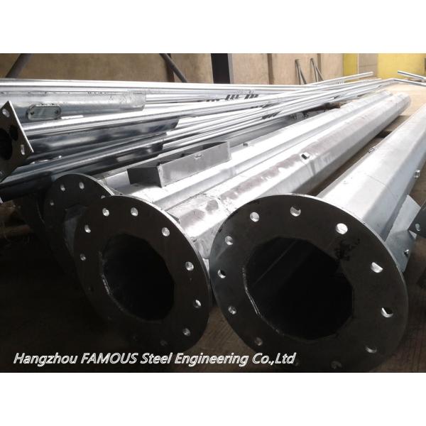 На открытом воздухе движение освещая стальной трубчатый поляка с одиночной рукой