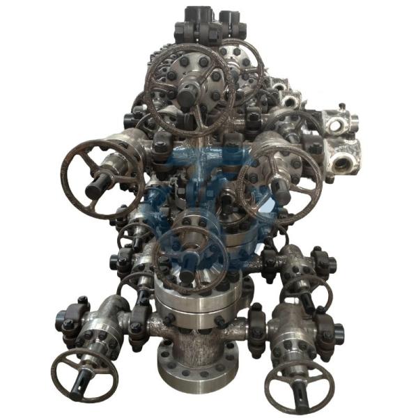 API Oilfield Wellhead Equipment High Pressure Oil Christmas Tree Assembly For Oil Gas Drilling