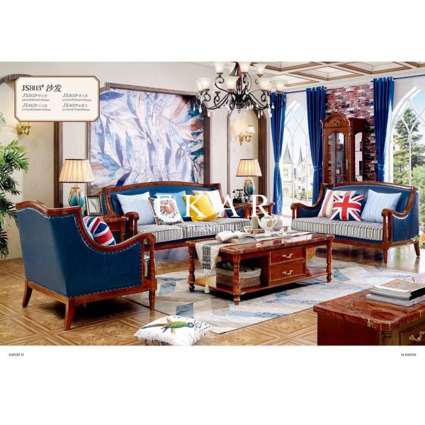 Latest European American Design Furniture Living Room Sets Leather Sofa Set Designs