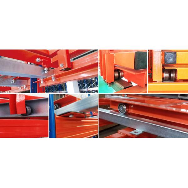 Push Back Pallet Racking High Density Warehouse Storage Racking Push Back Rack