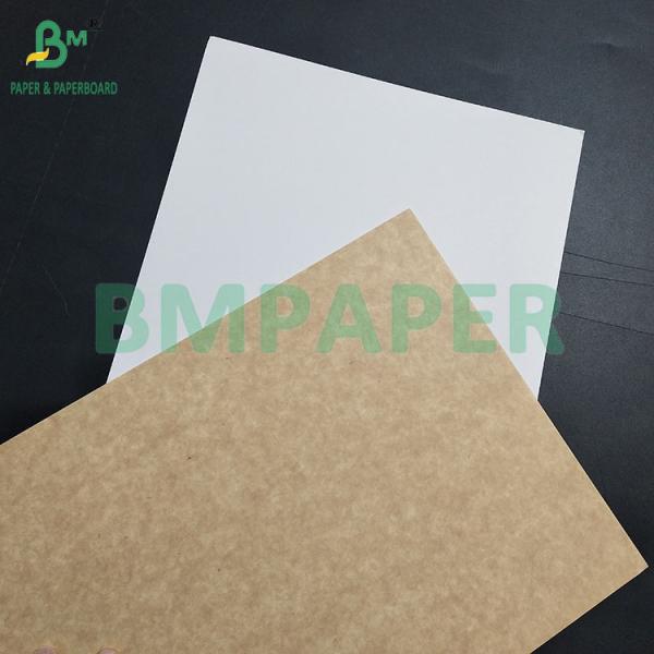 300 gm 325 gm CKB Papel de embalaje de yogur de Krfat con revestimiento superior blanco