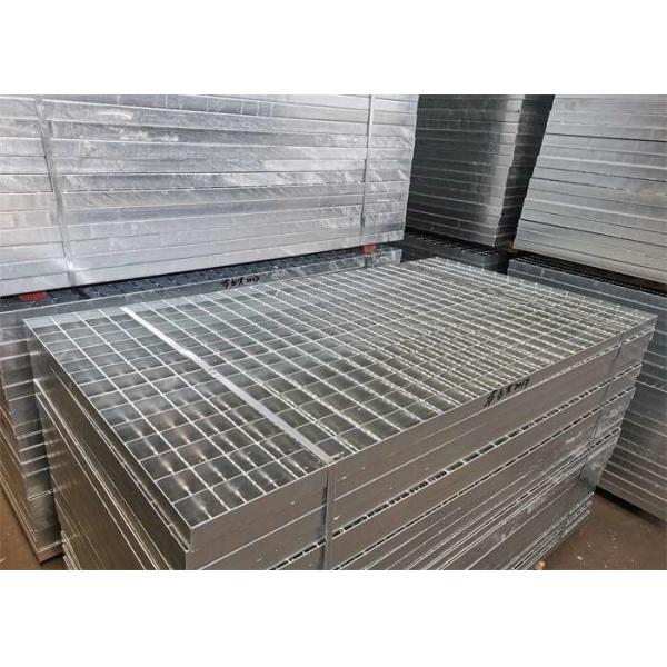 ISO9001 Silver Color Steel Driveway Grates Grating For Road Flyover