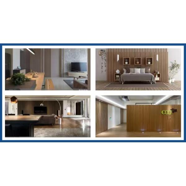 Производственная линия стенных панелей WPC для современного интерьера