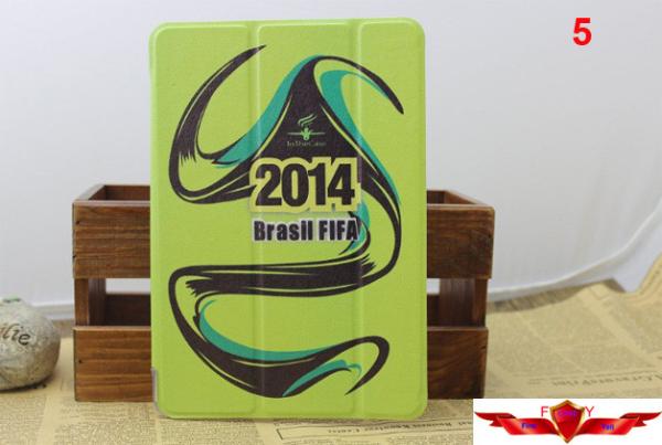 2014 Brazil World Cup Ipad Air Cartoon Cover Cases Multi Type Quality A++ Gift Box Include