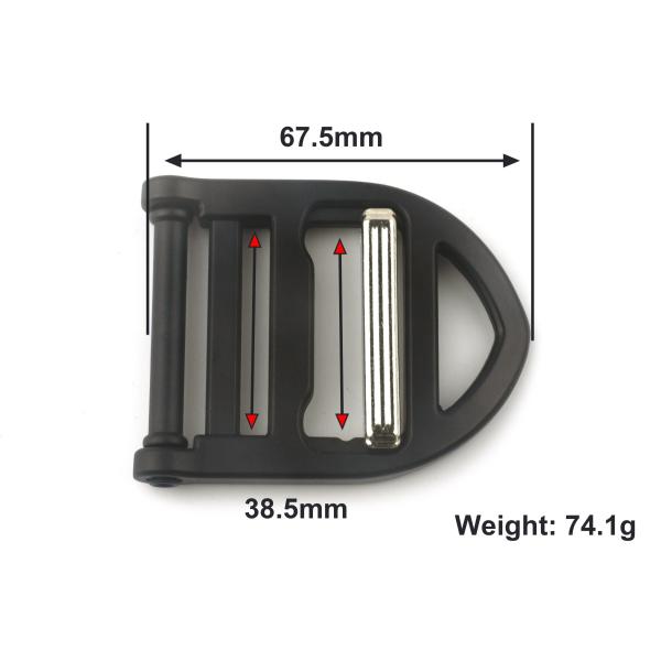 Die Casting Replacement Belt Buckle / Tactical Metal Side Release Buckle