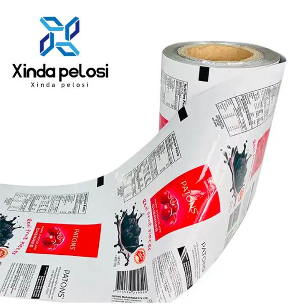 Moisture Proof Food Packaging Film Rolls Snack Packaging Film Customizable