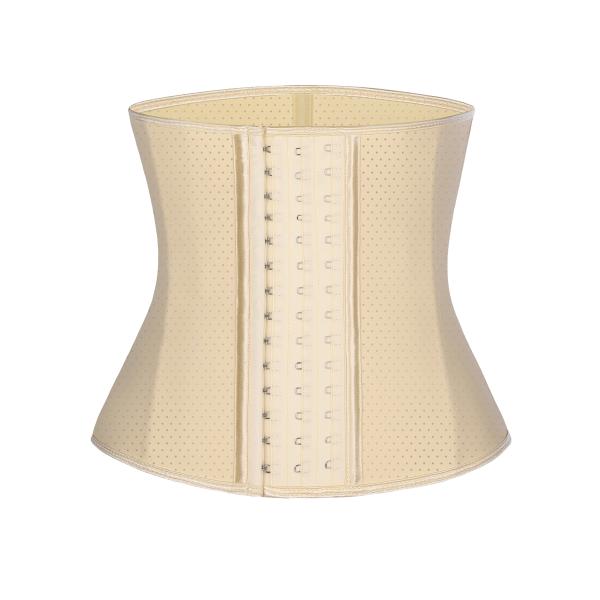 Des crochets réglables pour le contrôle du ventre, un corset de taille en latex, pour les femmes.