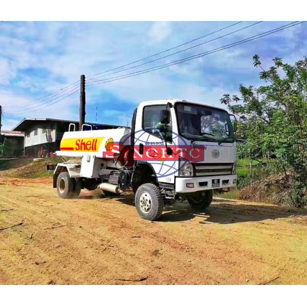3 - 5cbm Refuel Oil Tanker Truck FAW TIGER V Chassis Series 7 Tons GVW