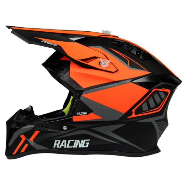 Custom Off Road Helmet DOT Approved Motocross Helmet with High Density EPS Liner