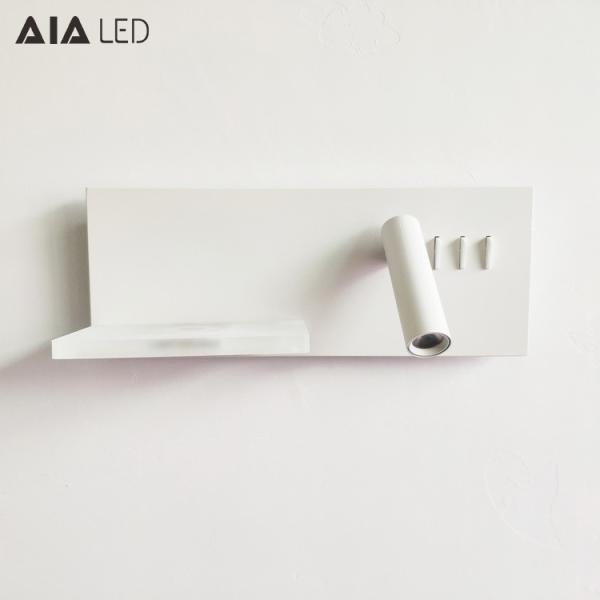 Mobile wireless charging wall mounted usb reading light/Interior reading wall light headboard reading light for villa