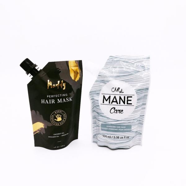 Plastic Spout Pouch Coffee Packaging Bags / SGS Approved Doypack Stand Up Pouch