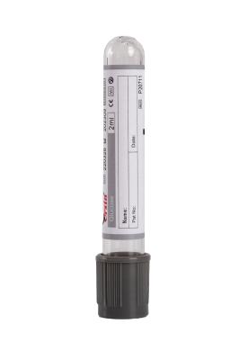 2ml 3ml 4ml Fluoride Vacutainer Glucose Tube Gray Top Sodium Fluoride Tube