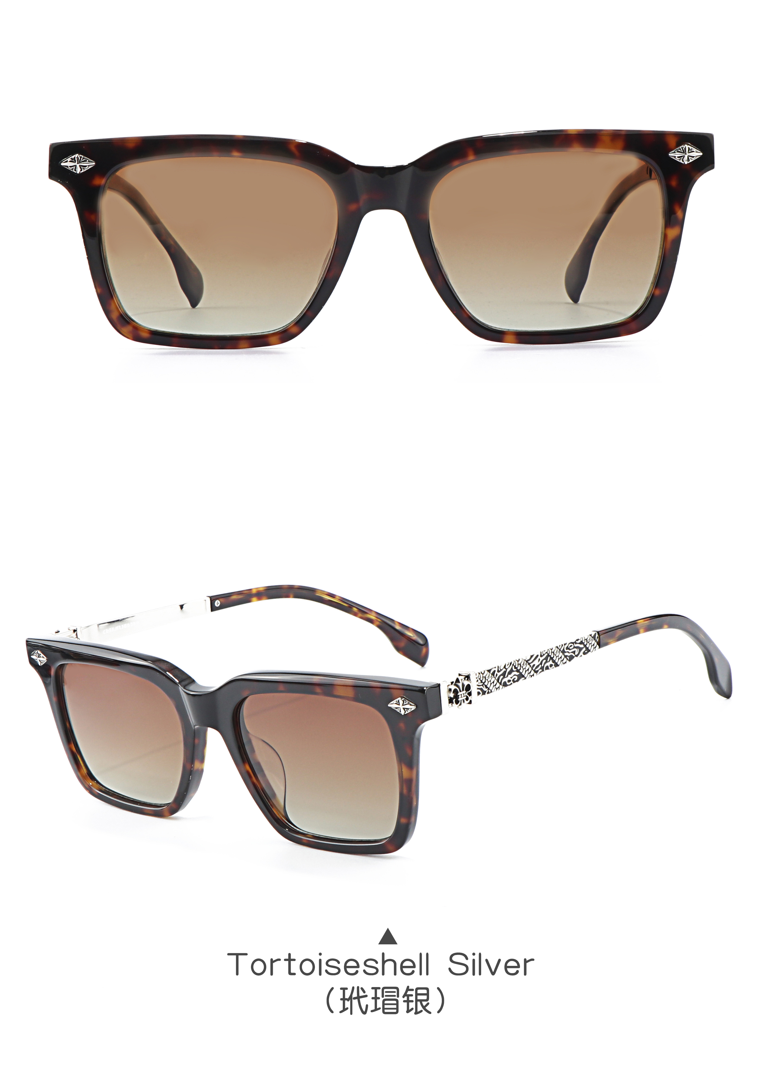 Light Fashion New Summer 2025 Small Black square Classic Vintage Men Uv400 Designer Acetate Luxury Brand Sunglasses for Ladies