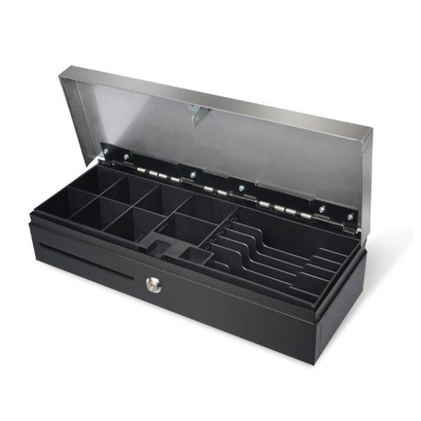 170mm Thermal Wireless Flip Top Cash Drawer Electronic For Shop / Supermarket