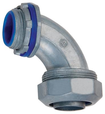 Non Metallic Flexible Conduit Fittings 4 Inch 90 Degree Flex Connector Dust Proof