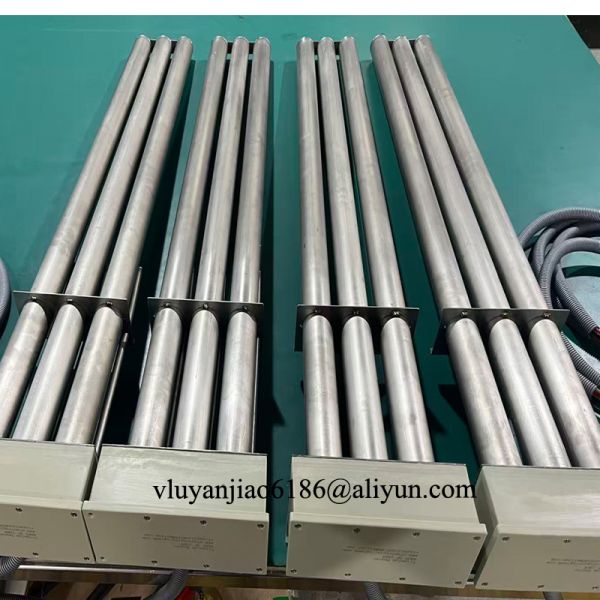 3 Element Tubular Titanium Immersion Heater 480V 3P 12KW For Plating Solutions And Rinse Tanks