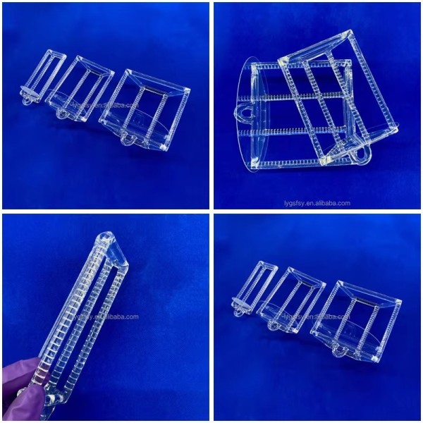 1200℃ High Temperature Resistant SiO₂ Quartz Rods with High Purity of 99.9% Solid Grooved Quartz Glass Rod